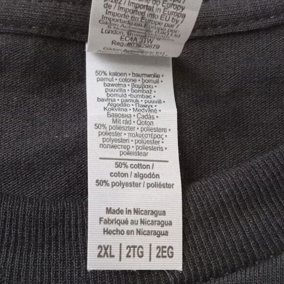 Gildan Dry Blend Unisex Black Custom Zombie Screen Print Graphic T-Shirt L XL 2X - Picture 6 of 11